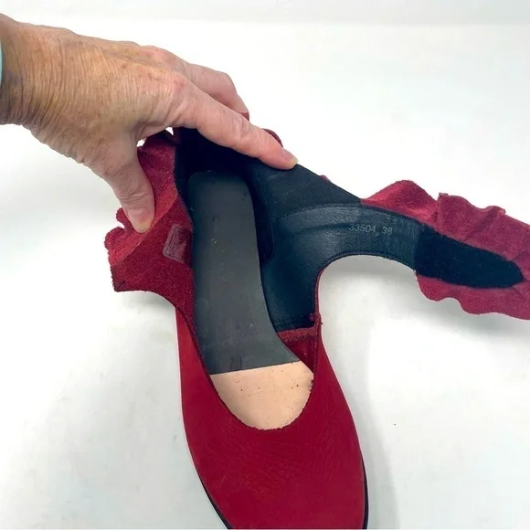 Loints of Holland Mary Jane Heels with Superfeet Insoles – Size 38 Burgundy - Picture 11 of 11